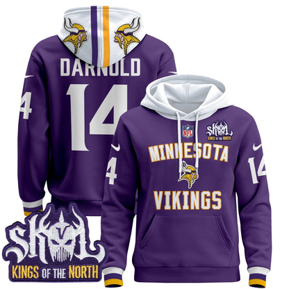 Minnesota Vikings 2024 Pullover Hoodie V4 - All Stitched