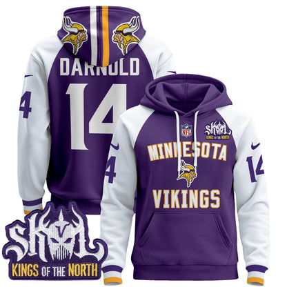 Minnesota Vikings 2024 Pullover Hoodie V4 - All Stitched