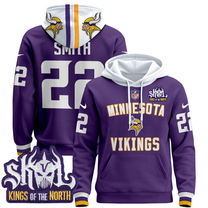 Minnesota Vikings 2024 Pullover Hoodie V4 - All Stitched