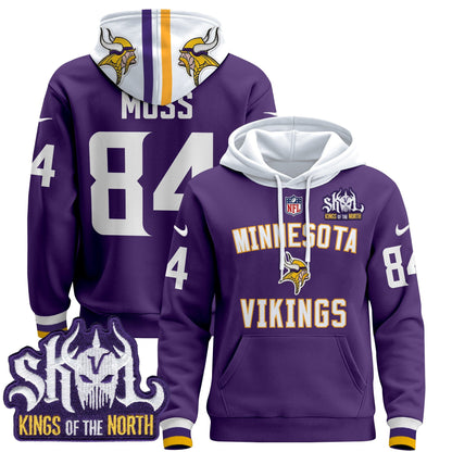 Minnesota Vikings 2024 Pullover Hoodie V4 - All Stitched