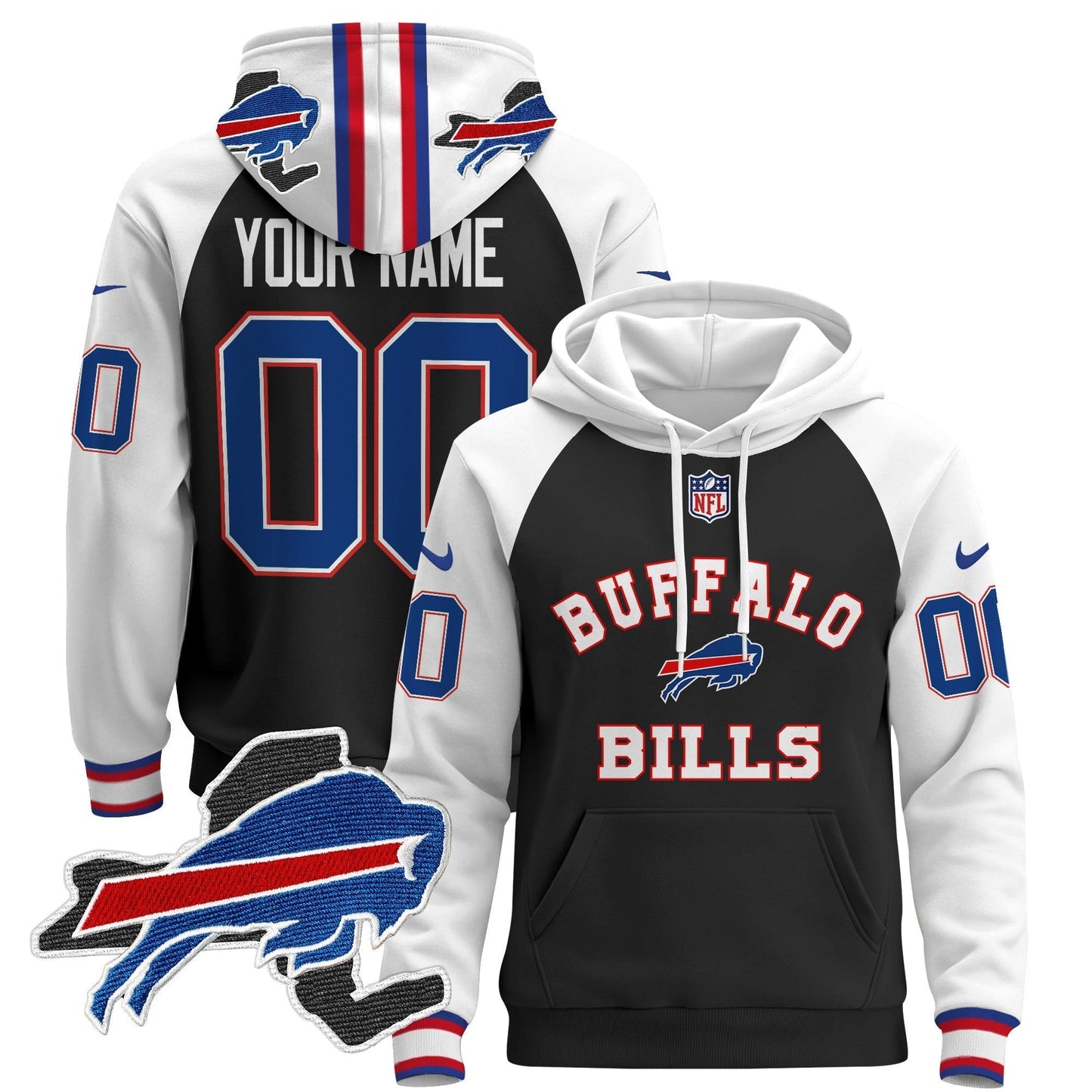 Buffalo Bills 2024 Custom Pullover Hoodie V4