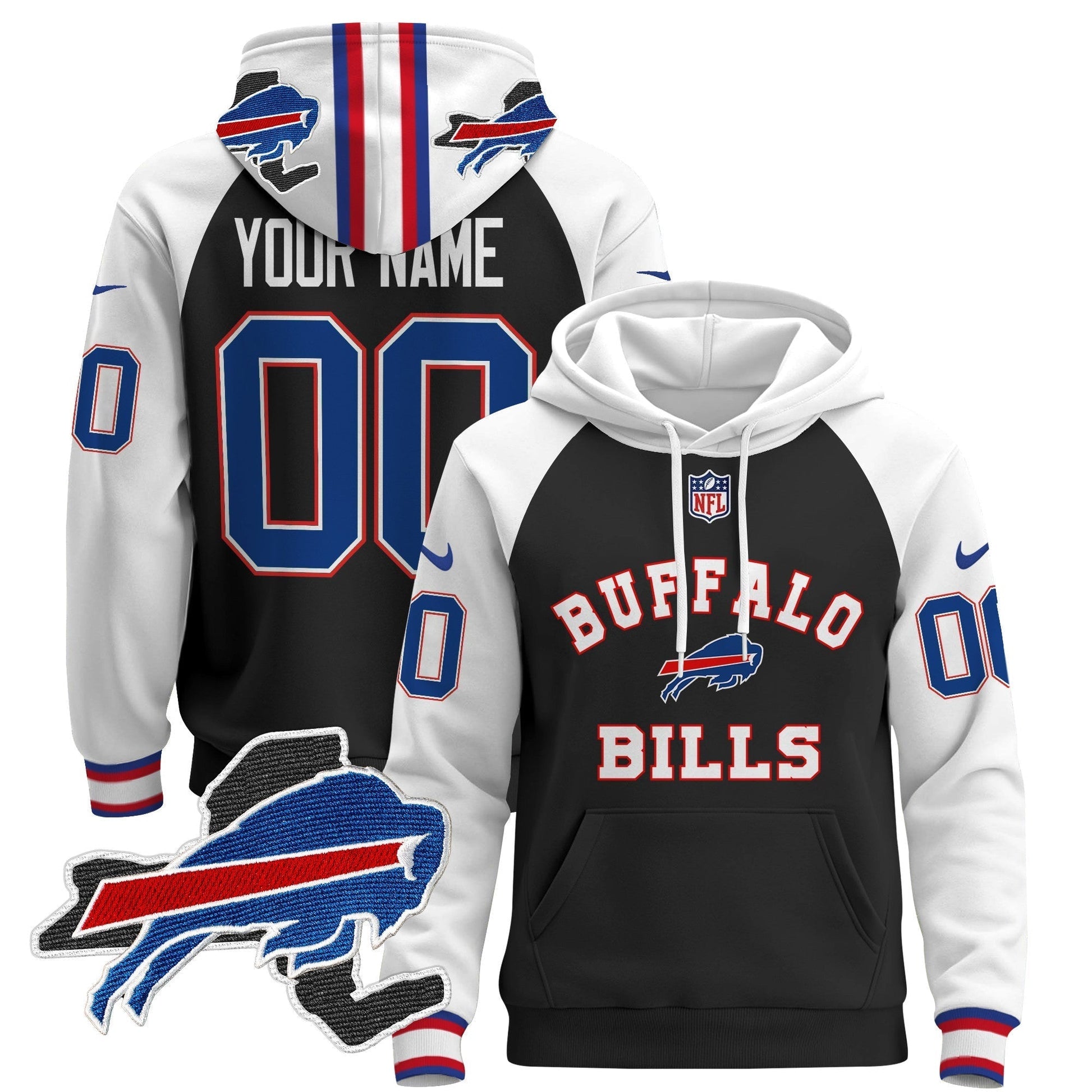 Buffalo Bills 2024 Custom Pullover Hoodie V4
