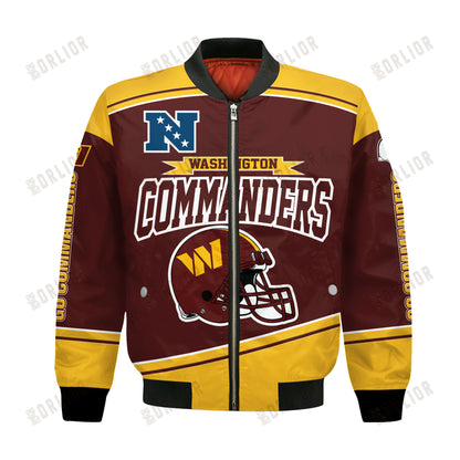 Washington Commanders Football Team 2024- 25 We Are Number 1 Bomber Jacket