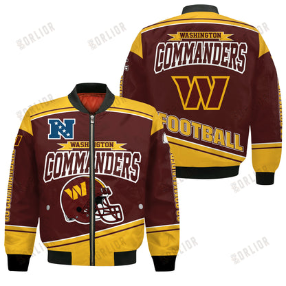 Washington Commanders Football Team 2024- 25 We Are Number 1 Bomber Jacket