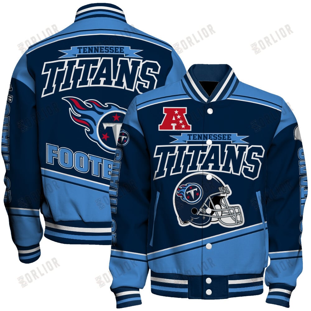 Tennessee Titans Football Team 2024- 25 We Are Number 1 Unisex Varsity Jacket
