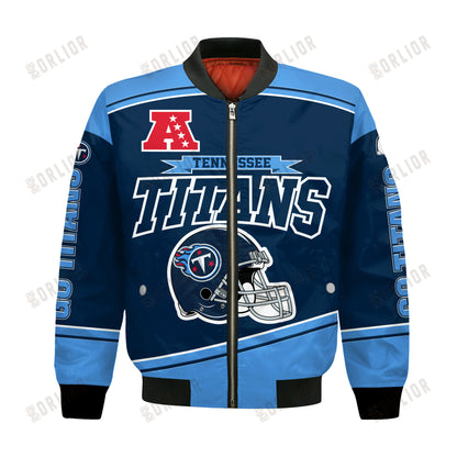 Tennessee Titans Football Team 2024- 25 We Are Number 1 Bomber Jacket