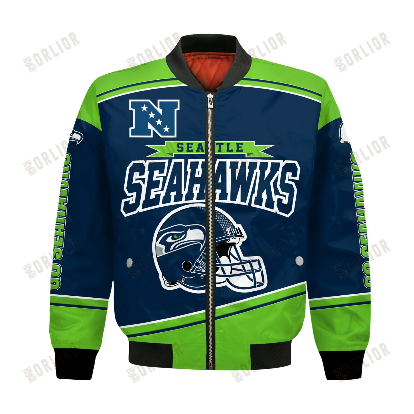 Seattle Seahawks Football Team 2024- 25 We Are Number 1 Bomber Jacket