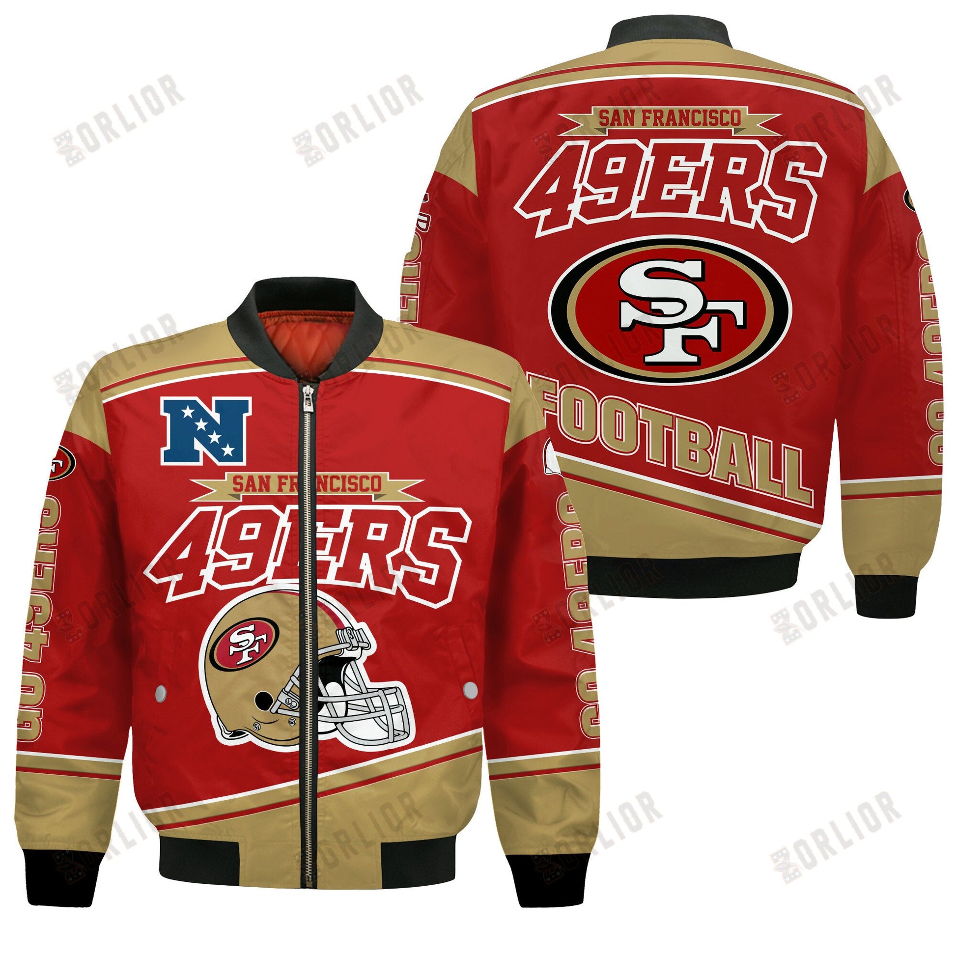San Francisco 49ers Football Team 2024- 25 We Are Number 1 Bomber Jacket