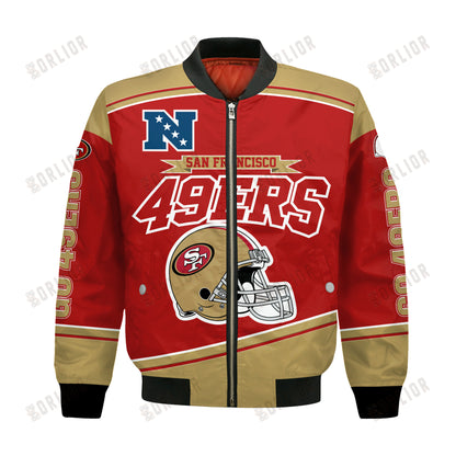 San Francisco 49ers Football Team 2024- 25 We Are Number 1 Bomber Jacket