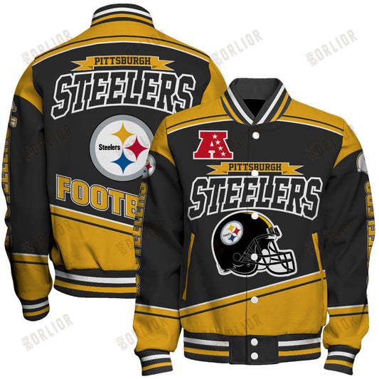 Pittsburgh Steelers Football Team 2024- 25 We Are Number 1 Unisex Varsity Jacket