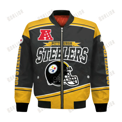 Pittsburgh Steelers Football Team 2024- 25 We Are Number 1 Bomber Jacket
