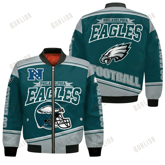 Philadelphia Eagles Football Team 2024- 25 We Are Number 1 Bomber Jacket