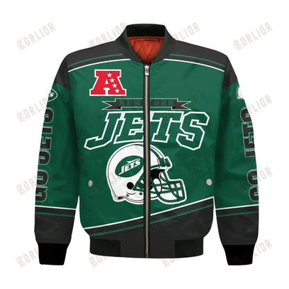 New York Jets Football Team 2024- 25 We Are Number 1 Bomber Jacket