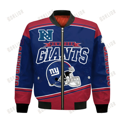 New York Giants Football Team 2024- 25 We Are Number 1 Bomber Jacket