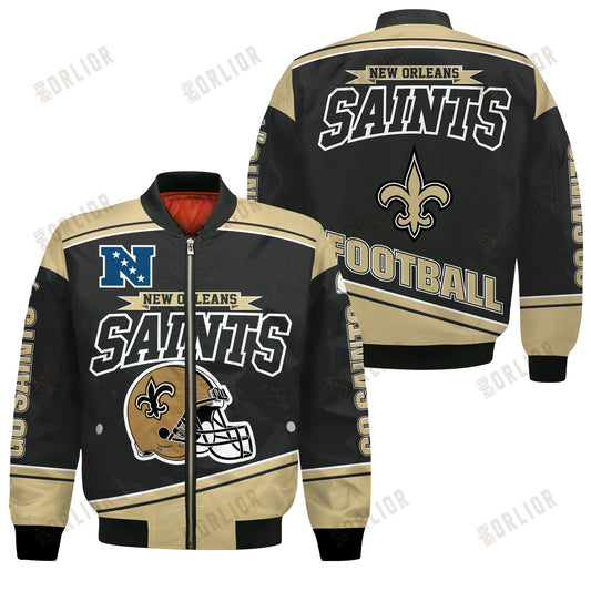 New Orleans Saints Football Team 2024- 25 We Are Number 1 Bomber Jacket