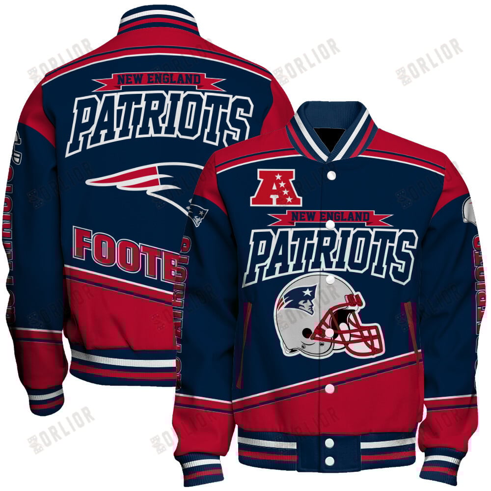 New England Patriots Football Team 2024- 25 We Are Number 1 Unisex Varsity Jacket
