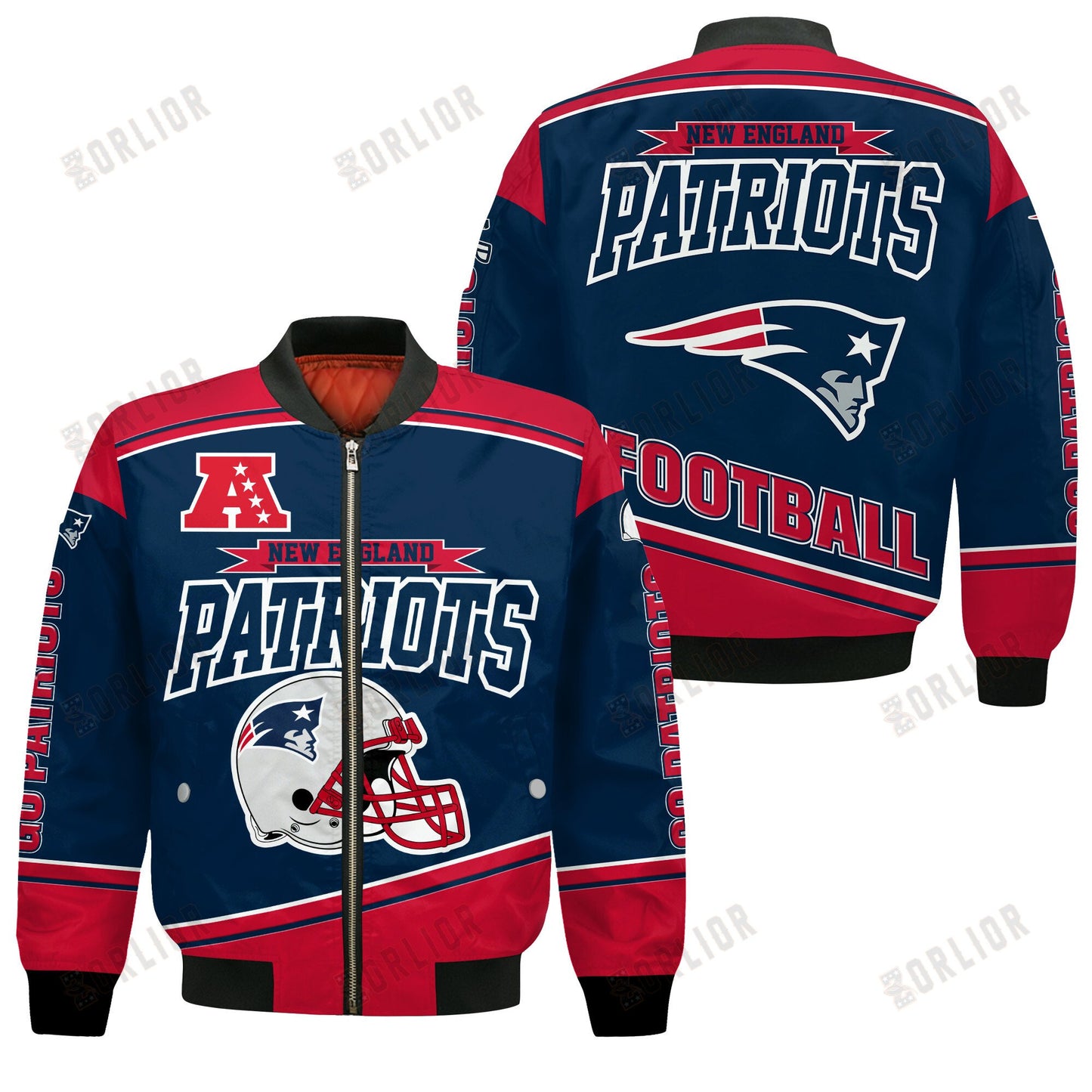 New England Patriots Football Team 2024- 25 We Are Number 1 Bomber Jacket