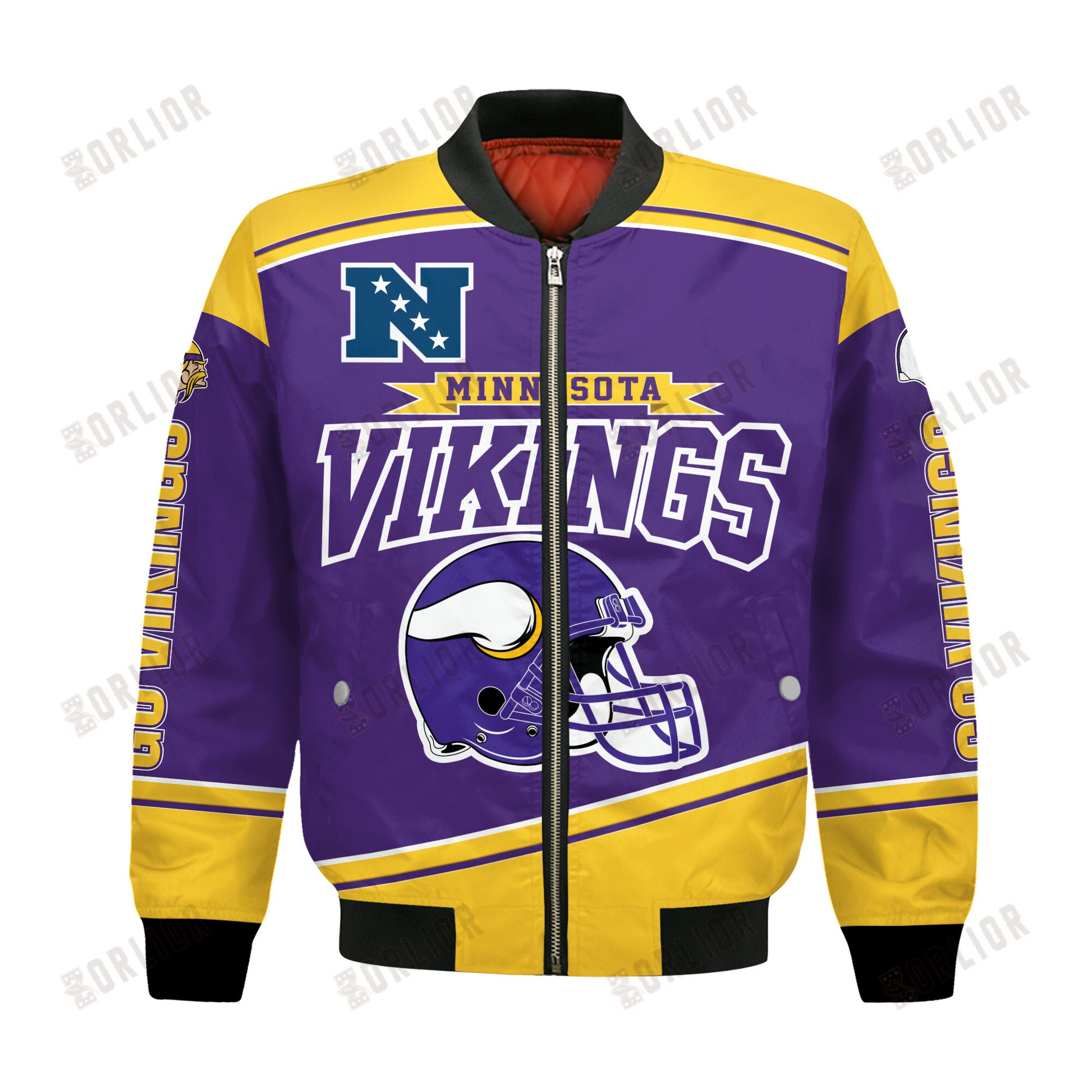 Minnesota Vikings Football Team 2024- 25 We Are Number 1 Bomber Jacket