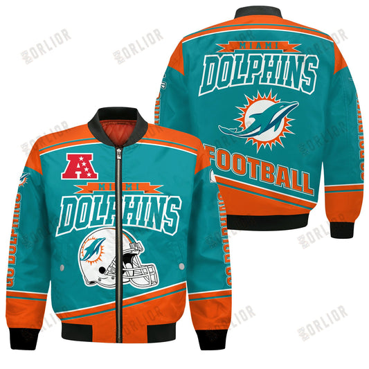 Miami Dolphins Football Team 2024- 25 We Are Number 1 Bomber Jacket