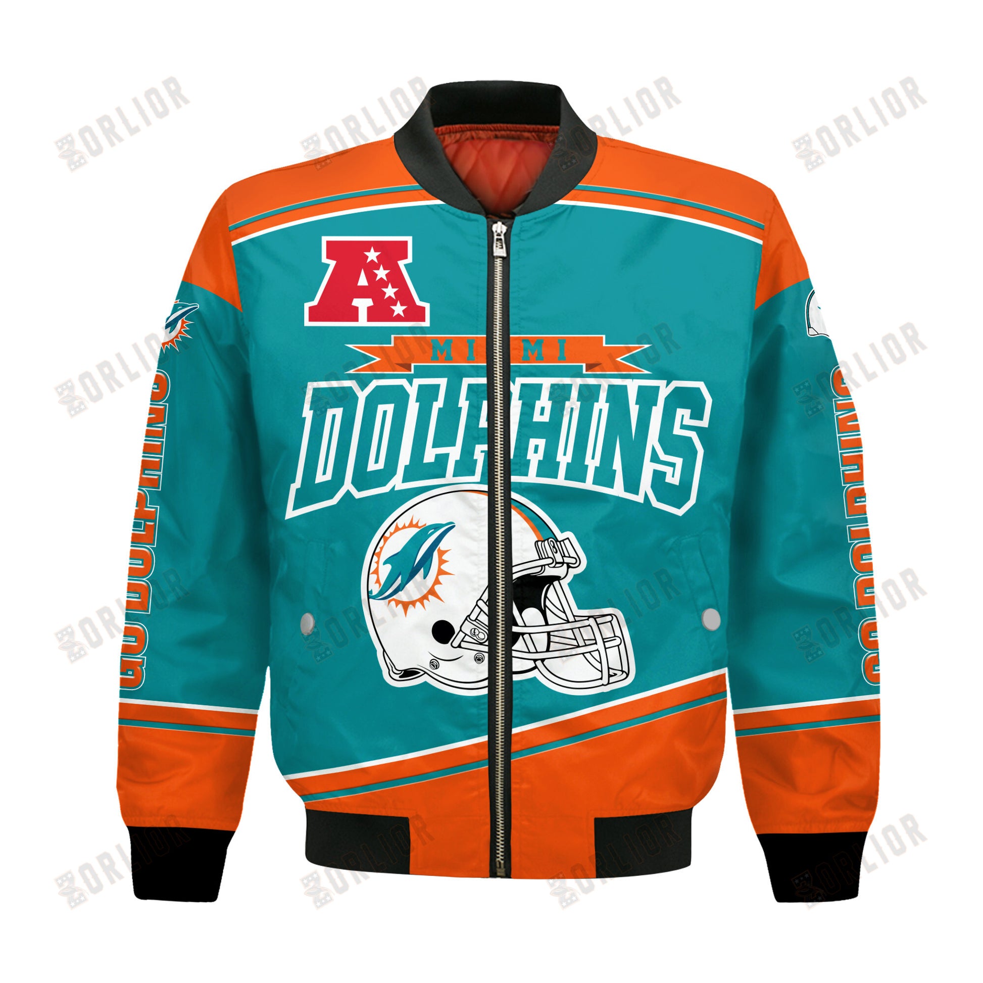 Miami Dolphins Football Team 2024- 25 We Are Number 1 Bomber Jacket
