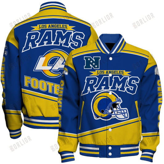 Los Angeles Rams Football Team 2024- 25 We Are Number 1 Unisex Varsity Jacket