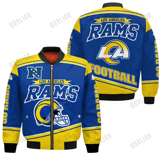 Los Angeles Rams Football Team 2024- 25 We Are Number 1 Bomber Jacket
