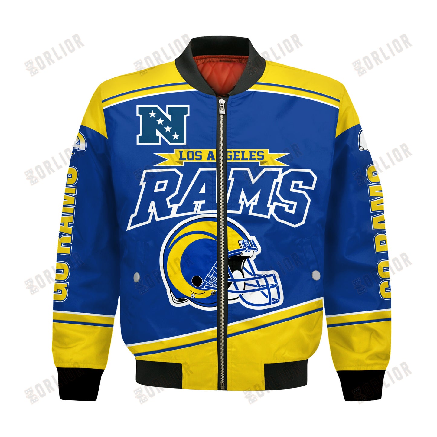 Los Angeles Rams Football Team 2024- 25 We Are Number 1 Bomber Jacket