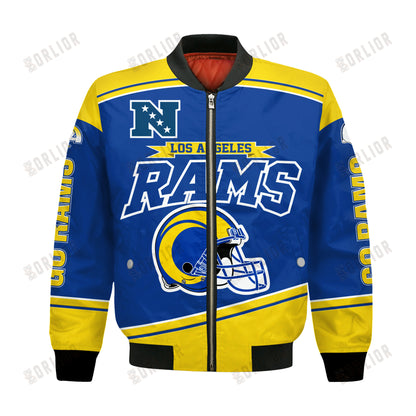 Los Angeles Rams Football Team 2024- 25 We Are Number 1 Bomber Jacket