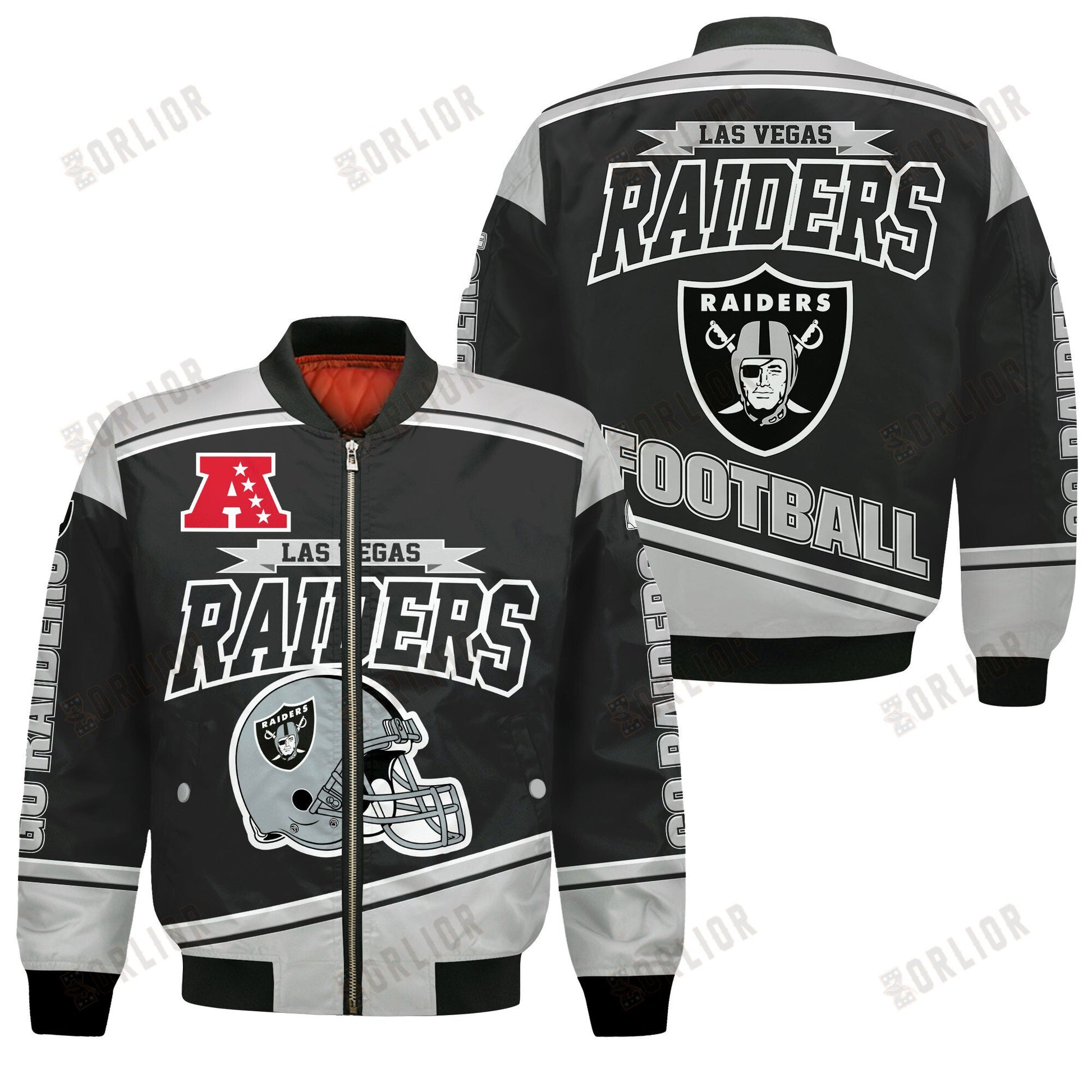 Las Vegas Raiders Football Team 2024- 25 We Are Number 1 Bomber Jacket
