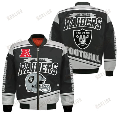 Las Vegas Raiders Football Team 2024- 25 We Are Number 1 Bomber Jacket