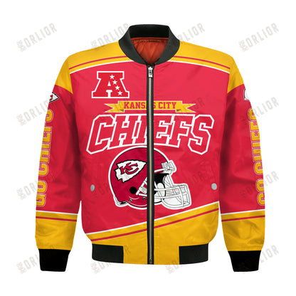 Kansas City Chiefs Football Team 2024- 25 We Are Number 1 Bomber Jacket