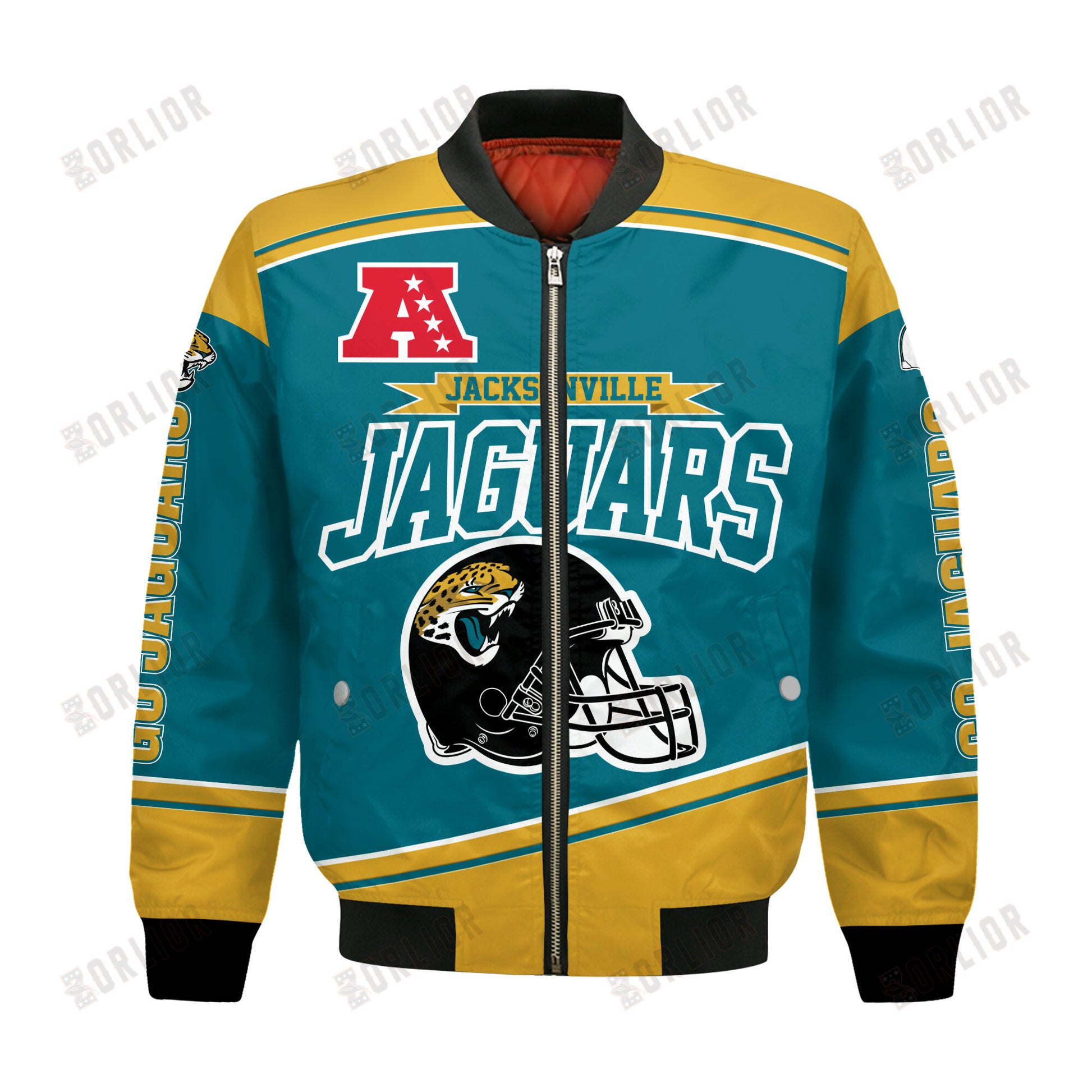 Jacksonville Jaguars Football Team 2024- 25 We Are Number 1 Bomber Jacket