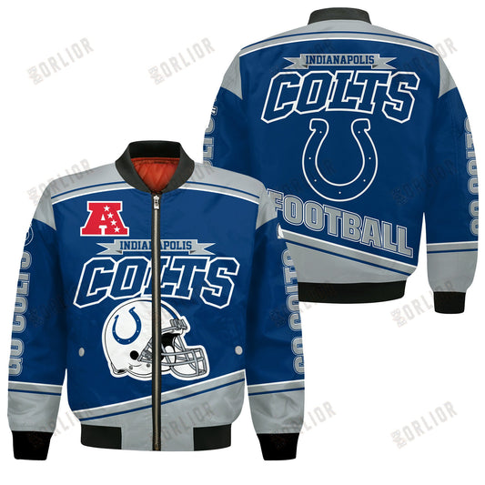 Indianapolis Colts Football Team 2024- 25 We Are Number 1 Bomber Jacket