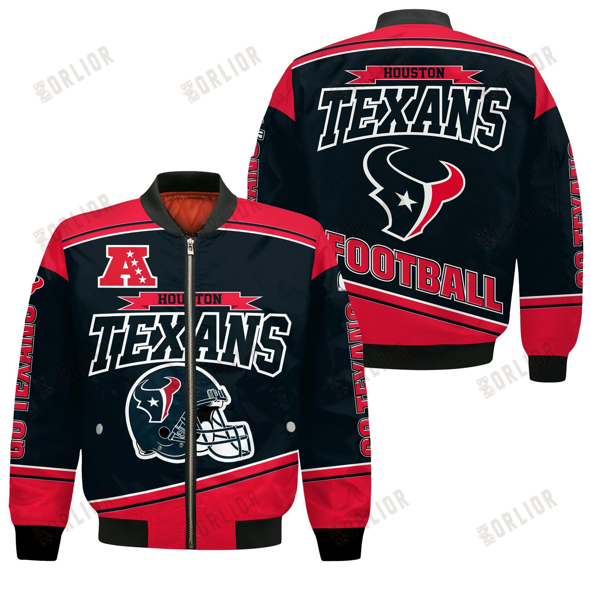 Houston Texans Football Team 2024- 25 We Are Number 1 Bomber Jacket
