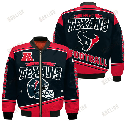 Houston Texans Football Team 2024- 25 We Are Number 1 Bomber Jacket