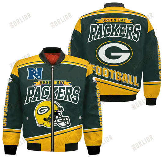 Green Bay Packers Football Team 2024- 25 We Are Number 1 Bomber Jacket