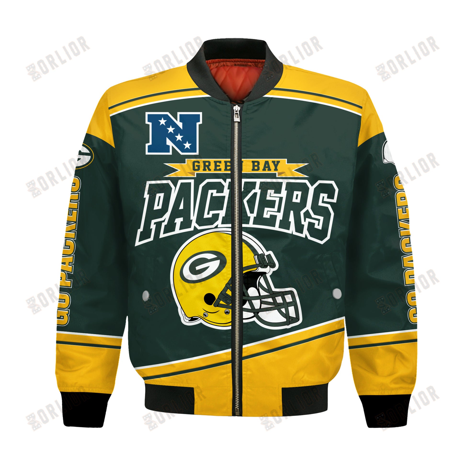 Green Bay Packers Football Team 2024- 25 We Are Number 1 Bomber Jacket