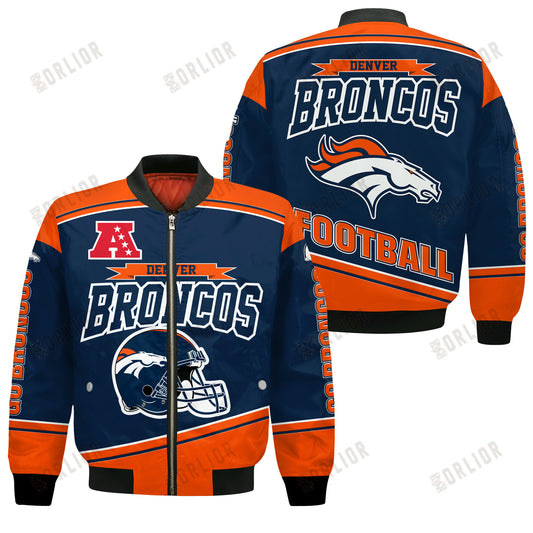 Denver Broncos Football Team 2024- 25 We Are Number 1 Bomber Jacket