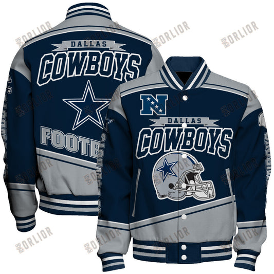 Dallas Cowboys Football Team 2024- 25 We Are Number 1 Unisex Varsity Jacket