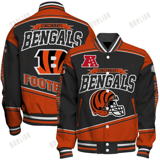 Cincinnati Bengals Football Team 2024- 25 We Are Number 1 Unisex Varsity Jacket