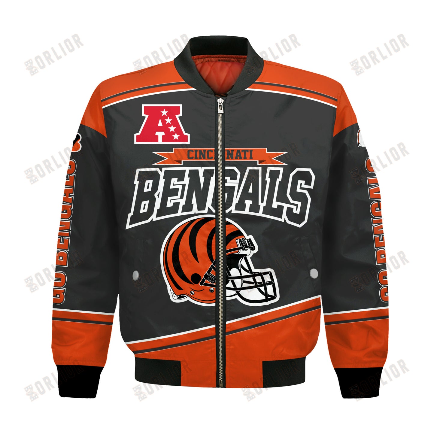 Cincinnati Bengals Football Team 2024- 25 We Are Number 1 Bomber Jacket