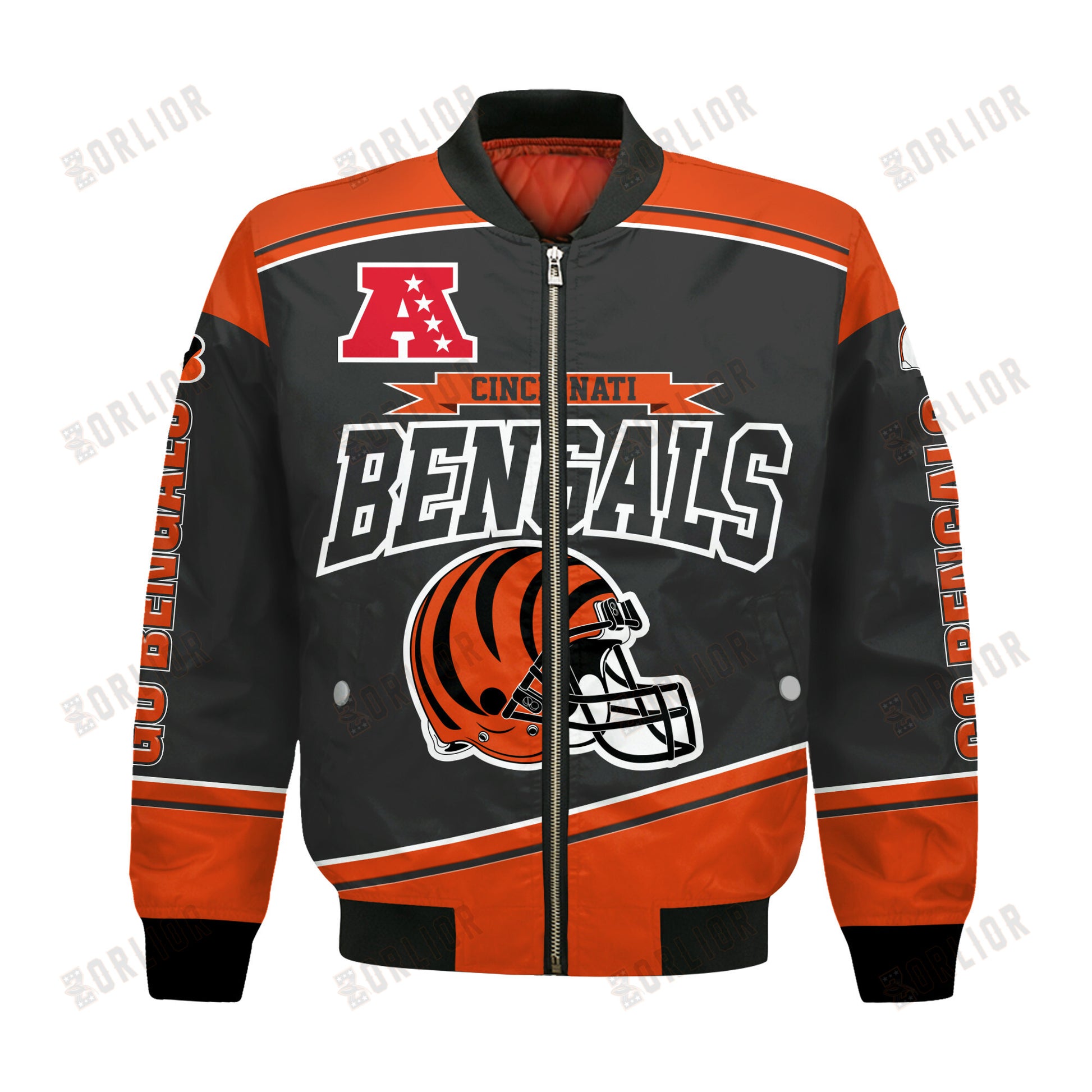 Cincinnati Bengals Football Team 2024- 25 We Are Number 1 Bomber Jacket