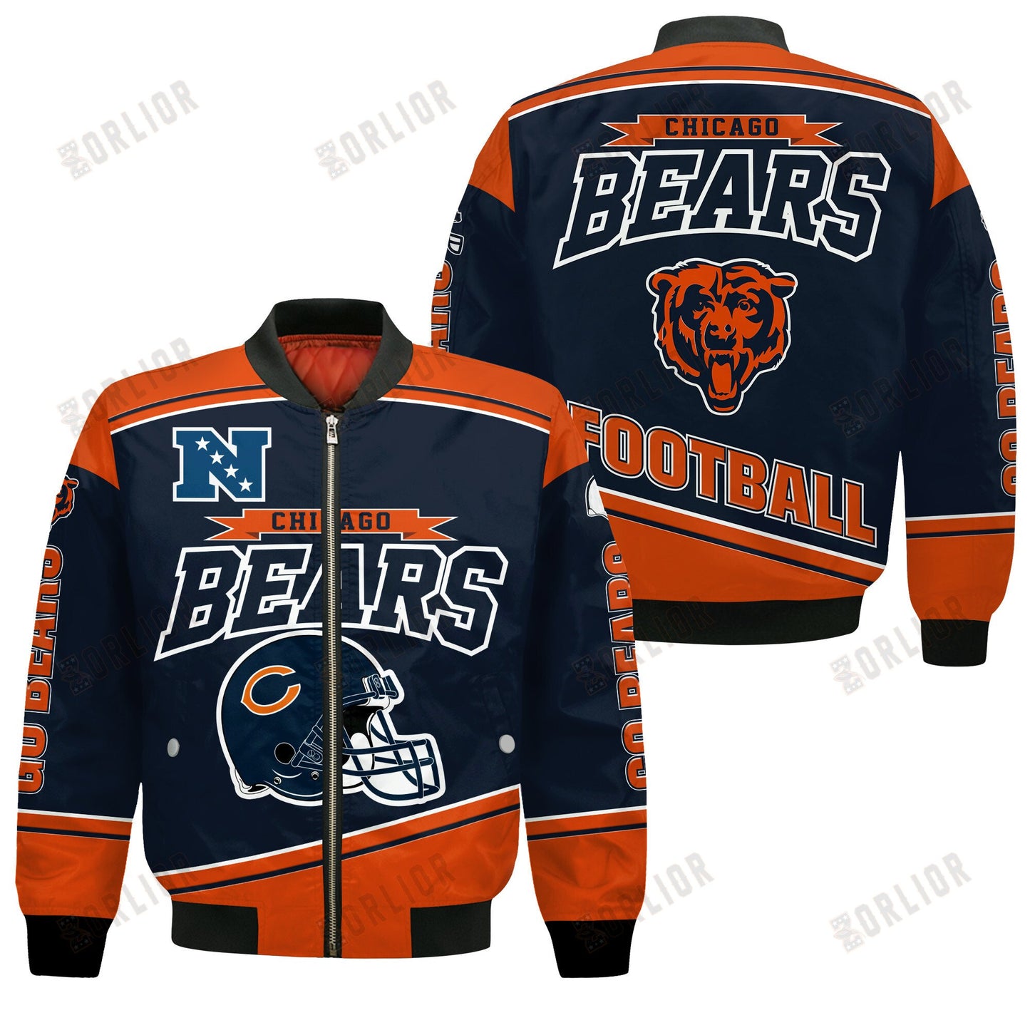 Chicago Bears Football Team 2024- 25 We Are Number 1 Bomber Jacket