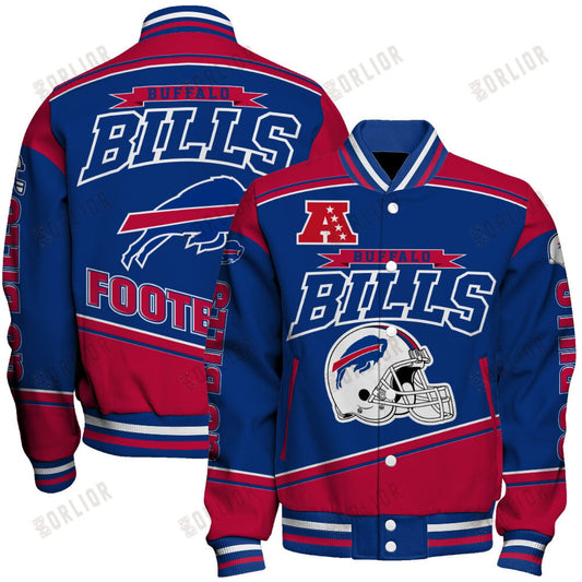 Buffalo Bills Football Team 2024- 25 We Are Number 1 Unisex Varsity Jacket
