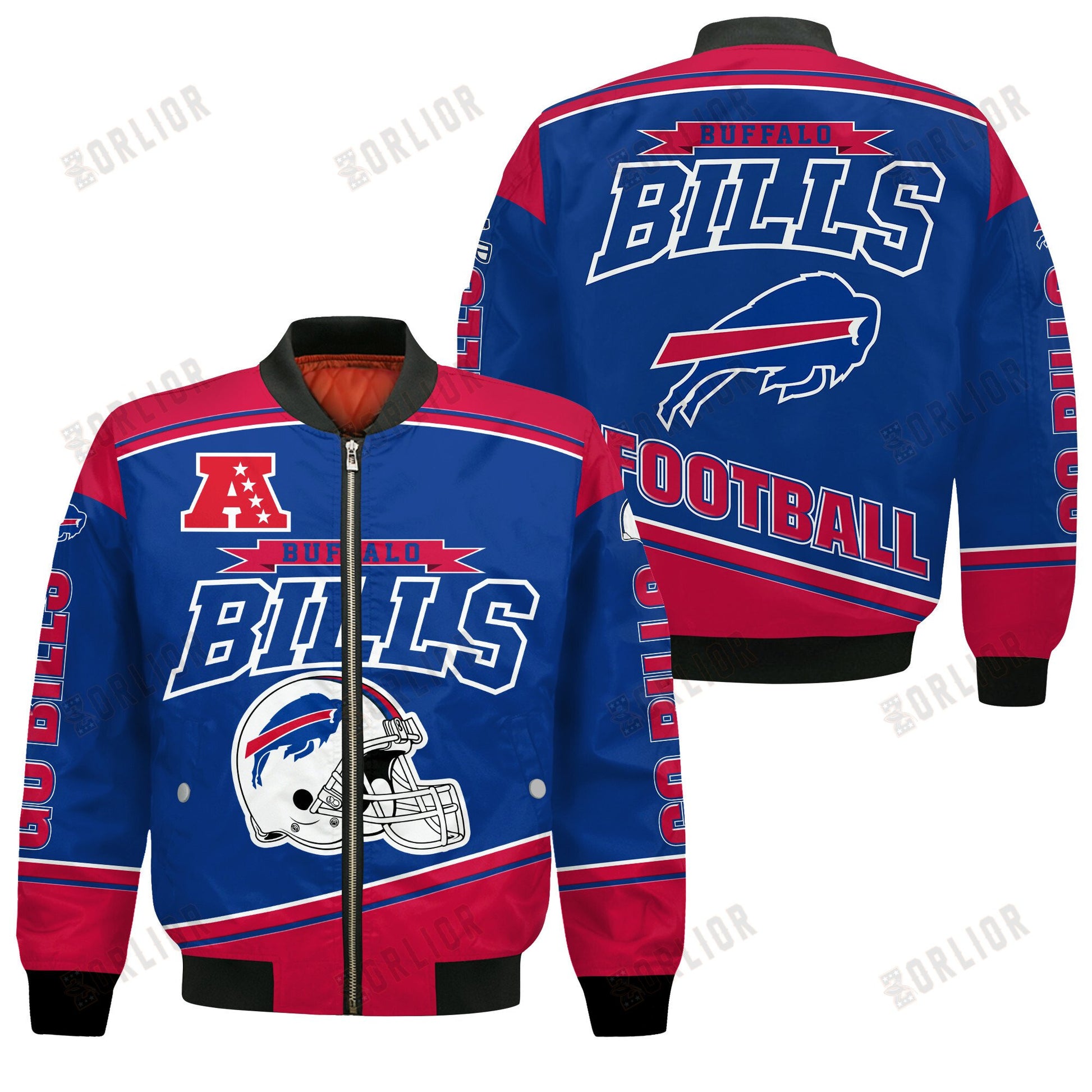Buffalo Bills Football Team 2024- 25 We Are Number 1 Bomber Jacket