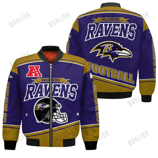 Baltimore Ravens Football Team 2024- 25 We Are Number 1 Bomber Jacket