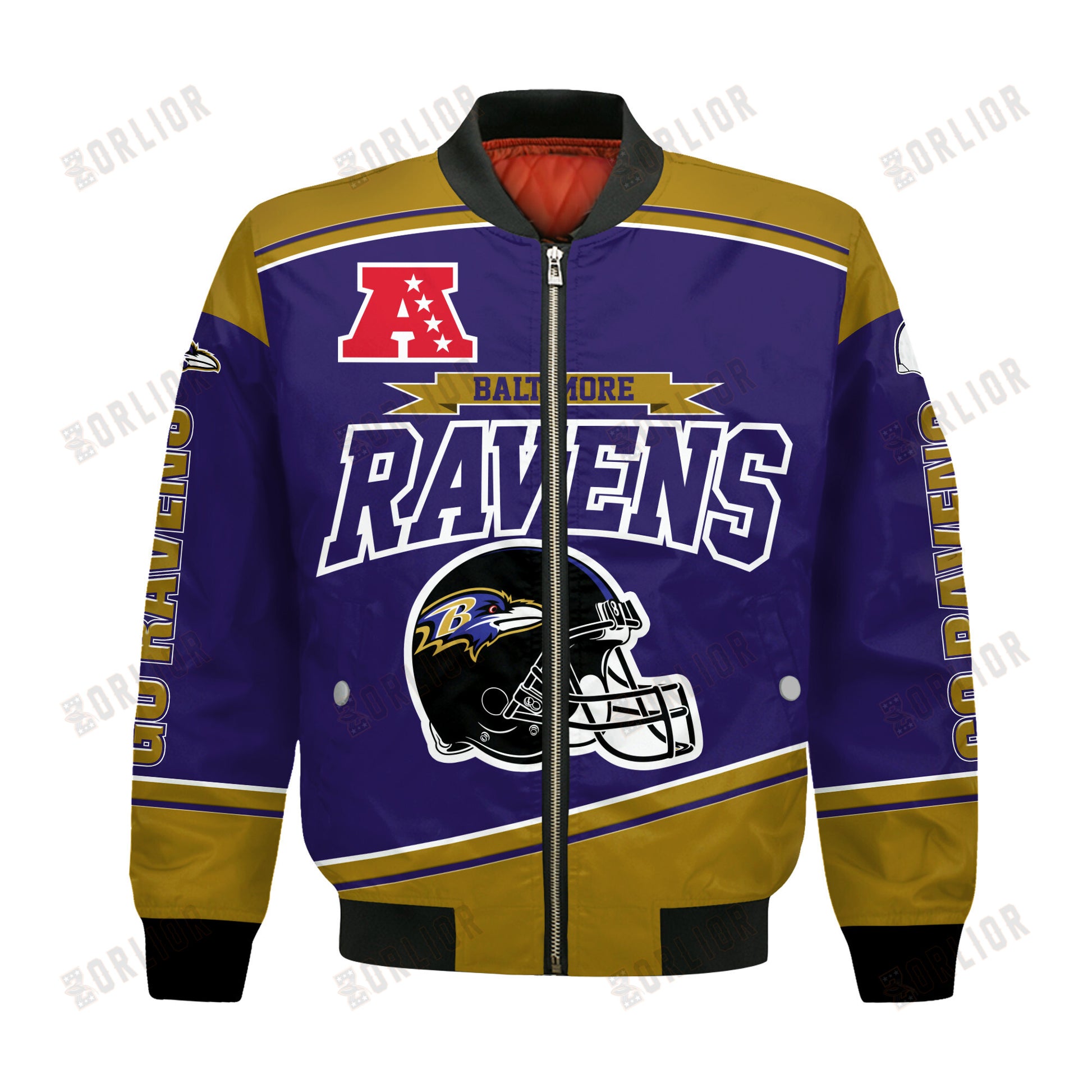 Baltimore Ravens Football Team 2024- 25 We Are Number 1 Bomber Jacket