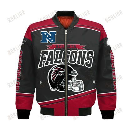 Atlanta Falcons Football Team 2024- 25 We Are Number 1 Bomber Jacket