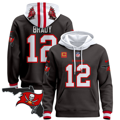 Buccaneers Florida Patch Pullover Hoodie - All Stitched