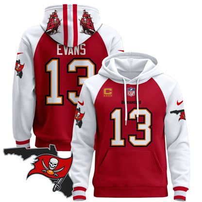 Buccaneers Florida Patch Pullover Hoodie - All Stitched